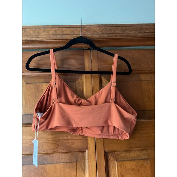 NWT Andie Women's The Symi Swim Bikini Top Adjustable Straps Cedar Size XXL - Picture 7 of 11